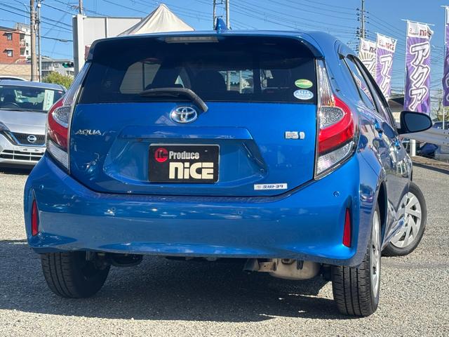 アクア S トヨタセーフティーセンス・オートマチックハイビーム・レーンキープ・純正ナビ・バックカメラ・ビルトインETC・ドラレコ・Bluetooth・フルセグTV・コーナーセンサー・オートエアコン・電動格納ミラー(30枚目)