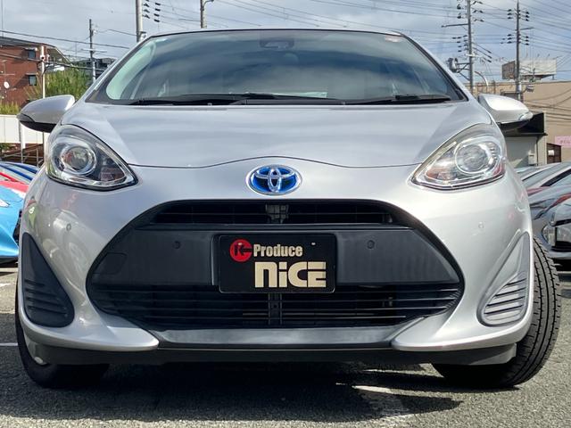 アクア L 衝突軽減ブレーキ・ETC・社外ナビ・バックカメラ・コーナーセンサー・Bluetooth・レーンキープ・ワンセグ・横滑り防止・オートハイビーム・オートエアコン・パワーウィンドウ・ABS・電動格納ミラー(9枚目)