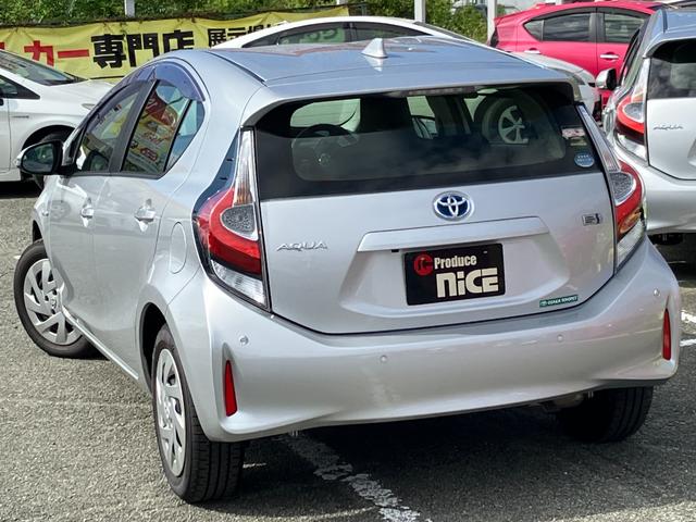 アクア L 衝突軽減ブレーキ・ETC・社外ナビ・バックカメラ・コーナーセンサー・Bluetooth・レーンキープ・ワンセグ・横滑り防止・オートハイビーム・オートエアコン・パワーウィンドウ・ABS・電動格納ミラー(17枚目)
