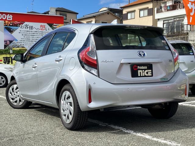 アクア L 衝突軽減ブレーキ・ETC・社外ナビ・バックカメラ・コーナーセンサー・Bluetooth・レーンキープ・ワンセグ・横滑り防止・オートハイビーム・オートエアコン・パワーウィンドウ・ABS・電動格納ミラー(18枚目)