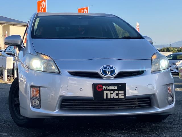 プリウス Ｓ　トヨタ純正ナビ・バックカメラ・ＥＴＣ・ＨＩＤヘッドライト・純正アルミホイール・コーナーセンサー・フロントフォグランプ・プッシュスタート・スマートキー・ＴＶ・フルフラットシート・パワーウィンドウ・ミラー（5枚目）