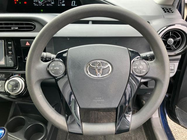 アクア Sスタイルブラック トヨタセーフティーセンス・プッシュスタート・スマートキー・トヨタ純正ナビ・Bカメラ・ビルトインETC 前後ドラレコ・Bluetooth・フルセグTV・レーンキープ・オートマチックハイビーム・電格ミラー(50枚目)