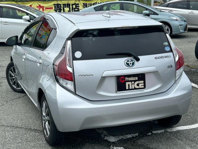 アクア S 衝突軽減・純正ナビ・ビルドインETC・レーンキープ・オートマチックハイビーム・スマートキー・プッシュスタート・Bluetooth・前後ドライブレコーダー・社外AW・オートエアコン・パワーウィンドウ・(17枚目)