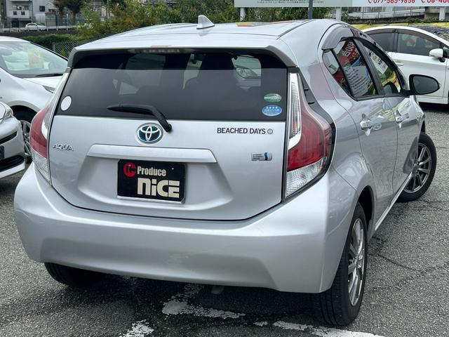 アクア S 衝突軽減・純正ナビ・ビルドインETC・レーンキープ・オートマチックハイビーム・スマートキー・プッシュスタート・Bluetooth・前後ドライブレコーダー・社外AW・オートエアコン・パワーウィンドウ・(27枚目)