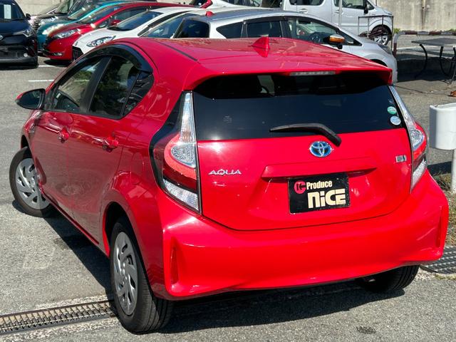 アクア G トヨタセーフティーセンス・クルコン・プッシュスタート・スマートキー・トヨタ純正ナビ・バックカメラ・ビルトインETC・オートマチックハイビーム・レーンキープ・ドラレコ・Bluetooth・電動格納ミラー(19枚目)