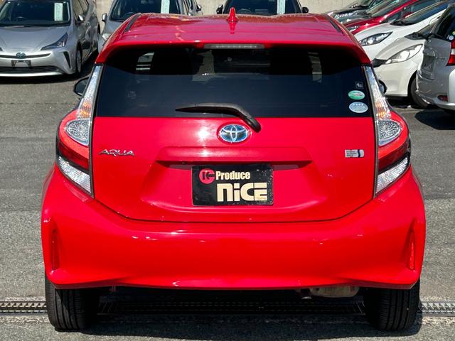 アクア G トヨタセーフティーセンス・クルコン・プッシュスタート・スマートキー・トヨタ純正ナビ・バックカメラ・ビルトインETC・オートマチックハイビーム・レーンキープ・ドラレコ・Bluetooth・電動格納ミラー(20枚目)