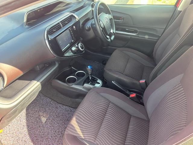 アクア G トヨタセーフティーセンス・クルコン・プッシュスタート・スマートキー・トヨタ純正ナビ・バックカメラ・ビルトインETC・オートマチックハイビーム・レーンキープ・ドラレコ・Bluetooth・電動格納ミラー(61枚目)