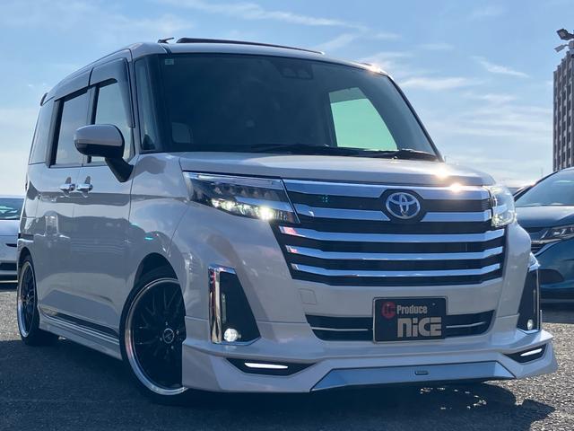 ルーミー カスタムＧ　衝突軽減ブレーキ・両側電動ドア・純正９型ナビ・モデリスタエアロ・社外１７アルミ・クルコン・電子パーキング・Ｂカメラ・ＥＴＣ・シートカバー・ドラレコ・Ｂｌｕｅｔｏｏｔｈ・ＬＥＤヘッド・コーナーセンサー（7枚目）