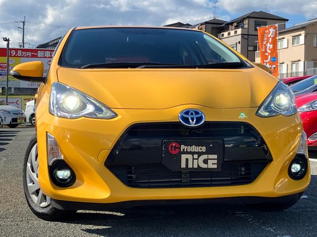 アクア S 社外ナビ・LEDヘッドライト・ビルドインETC・Bluetooth・フォグランプ・フルセグTV・キーレスエントリー ・オートエアコン・ウィンカーミラー・DVD・CD・パワーウィンドウ・横滑り防止装置(5枚目)