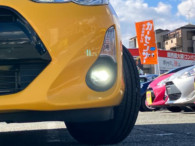 アクア S 社外ナビ・LEDヘッドライト・ビルドインETC・Bluetooth・フォグランプ・フルセグTV・キーレスエントリー ・オートエアコン・ウィンカーミラー・DVD・CD・パワーウィンドウ・横滑り防止装置(12枚目)