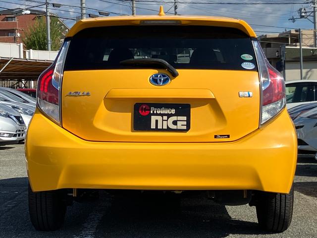 アクア S 社外ナビ・LEDヘッドライト・ビルドインETC・Bluetooth・フォグランプ・フルセグTV・キーレスエントリー ・オートエアコン・ウィンカーミラー・DVD・CD・パワーウィンドウ・横滑り防止装置(22枚目)