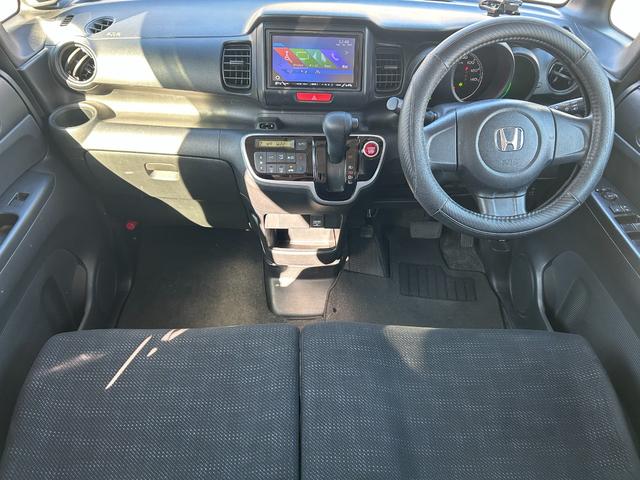 N-BOX G 社外ナビ・Bluetooth・ETC・両側スライドドア・プッシュスタート・フルセグTV・スマートキー・フルフラットシート・ベンチシート・オートエアコン・DVD・パワーウィンドウ・アイドリングストップ(53枚目)