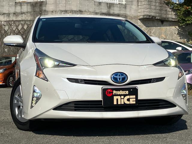プリウス Ｓセーフティプラス　衝突軽減・純正ナビ・Ｂカメ・ＨＵＤ・Ｂｌｕｅｔｏｏｔｈ・クルコン・レーンキープ・パーキングアシスト・オートハイビーム・コーナーセンサー・ＬＥＤヘッドライト・フォグランプ・スマートキー・プッシュスタート（5枚目）
