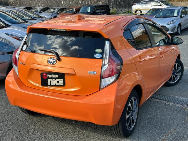 アクア Ｓ　プッシュスタート・スマートキー・トヨタ純正ナビ・バックカメラ　・デリスタ１５アルミホイール・Ｂｌｕｅｔｏｏｔｈ・オートエアコン・電動格納ミラー・ウィンカーミラー・横滑り防止装置・モード切替・パワステ（29枚目）