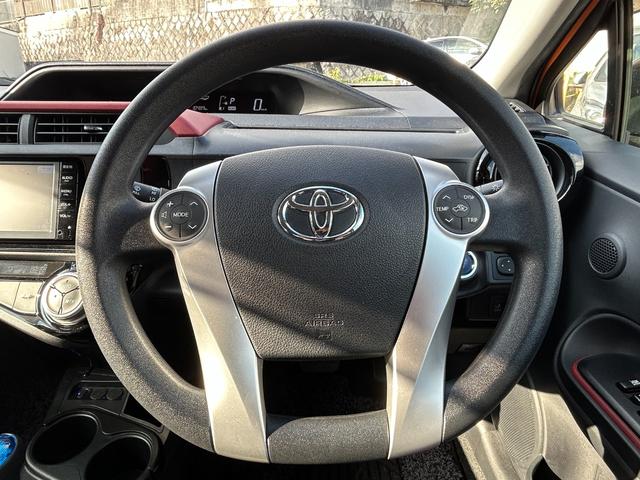 アクア Ｓ　プッシュスタート・スマートキー・トヨタ純正ナビ・バックカメラ　・デリスタ１５アルミホイール・Ｂｌｕｅｔｏｏｔｈ・オートエアコン・電動格納ミラー・ウィンカーミラー・横滑り防止装置・モード切替・パワステ（47枚目）