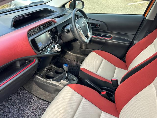 アクア Ｓ　プッシュスタート・スマートキー・トヨタ純正ナビ・バックカメラ　・デリスタ１５アルミホイール・Ｂｌｕｅｔｏｏｔｈ・オートエアコン・電動格納ミラー・ウィンカーミラー・横滑り防止装置・モード切替・パワステ（57枚目）