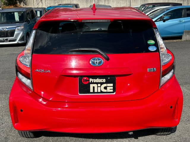 アクア Ｓ　トヨタセーフティーセンス・シートヒーター・トヨタ純正ナビ・コーナーセンサー・レーンキープ・オートマチックハイビーム・バックカメラ・ビルトインＥＴＣ・Ｂｌｕｅｔｏｏｔｈ・ドラレコ・社外アルミホイール（20枚目）