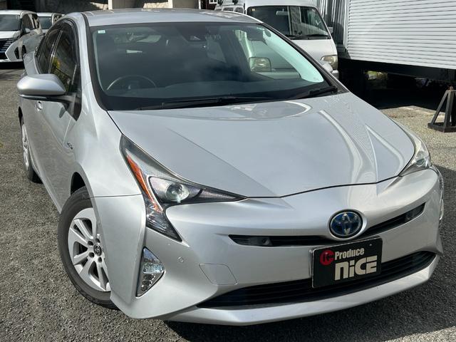 プリウス Sセーフティプラス トヨタセーフティーセンス・レーダークルコン・コーナーセンサー・純正ナビ・バックカメラ・ビルトインETC・レーンキープ・オートマチックハイビーム・ドラレコ・Bluetooth・LEDヘッドライト・フォグ(6枚目)