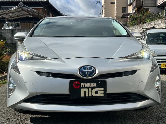 プリウス Sセーフティプラス トヨタセーフティーセンス・レーダークルコン・コーナーセンサー・純正ナビ・バックカメラ・ビルトインETC・レーンキープ・オートマチックハイビーム・ドラレコ・Bluetooth・LEDヘッドライト・フォグ(9枚目)