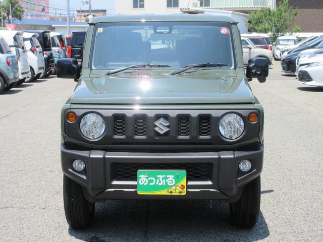 ジムニー ＸＬ　社外８型ナビ（ＣＤ／ＤＶＤ／ＳＤ／ＢＴ／ＲＥＣ／フルセグ）　ＥＴＣ　電格ミラー　オートＡ／Ｃ　シートヒーター　衝突軽減ブレーキ　レーンキープ　純正マット／バイザー　純正１６ＡＷ（2枚目）