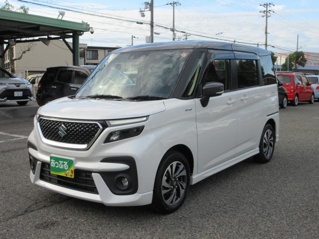 ソリオバンディット ハイブリッドＭＶ　純正７型ナビ（ＣＤ　ＤＶＤ　ＳＤ　ＲＥＣ　ＢＴ　フルセグ　ＵＳＢ　ＨＤＭＩ）両側パワスラ　Ｂカメラ　ＥＴＣ　ＦＲドラレコ　ヘッドアップディスプレイ　シートヒーター　シートバックテーブル　クルコン（7枚目）