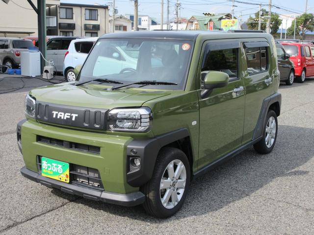 タフト G 社外ディスプレイオーディオ(CD DVD SD BT ワンセグ USB) Bカメラ ETC ドラレコ ガラスルーフ ルーフレール 電子パーキング オートホールド USB端子 禁煙車(7枚目)