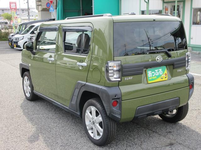 タフト G 社外ディスプレイオーディオ(CD DVD SD BT ワンセグ USB) Bカメラ ETC ドラレコ ガラスルーフ ルーフレール 電子パーキング オートホールド USB端子 禁煙車(9枚目)