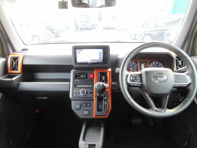 タフト G 社外ディスプレイオーディオ(CD DVD SD BT ワンセグ USB) Bカメラ ETC ドラレコ ガラスルーフ ルーフレール 電子パーキング オートホールド USB端子 禁煙車(15枚目)