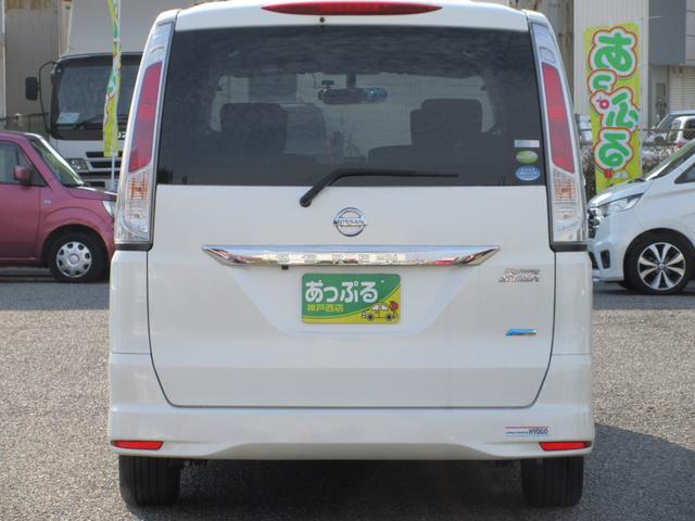 セレナ ハイウェイスター　ワンオーナー　ユーザー買取　純正ナビ（ＣＤ／ＤＶＤ／ＢＴ／ＲＥＣ）Ｂカメラ　ドラレコ　ＥＴＣ　クルーズコントロール　ステアリングリモコン　両側パワースライドドア　オートライトＨＩＤ　純正１６インチＡＷ（3枚目）