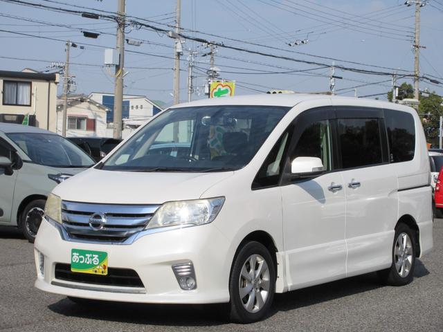 セレナ ハイウェイスター　ワンオーナー　ユーザー買取　純正ナビ（ＣＤ／ＤＶＤ／ＢＴ／ＲＥＣ）Ｂカメラ　ドラレコ　ＥＴＣ　クルーズコントロール　ステアリングリモコン　両側パワースライドドア　オートライトＨＩＤ　純正１６インチＡＷ（7枚目）