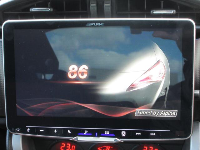 ８６ ＧＴ　社外９型Ｄオーッディオ（ＢＴ・アップルカープレイ・アンドロイドオート）ＥＴＣ・カロオツェリアアンプ・アルパインツイーター・デジタルルームミラー・Ｂカメラ・社外ボンネット・ドラレコ（10枚目）
