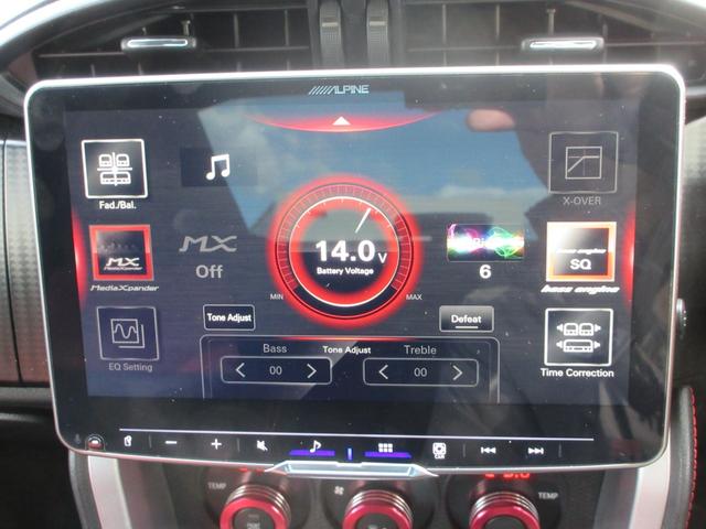 ８６ ＧＴ　社外９型Ｄオーッディオ（ＢＴ・アップルカープレイ・アンドロイドオート）ＥＴＣ・カロオツェリアアンプ・アルパインツイーター・デジタルルームミラー・Ｂカメラ・社外ボンネット・ドラレコ（25枚目）