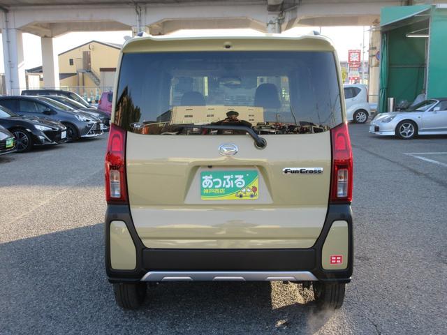 タント ファンクロス 社外ナビ・両側パワスラ・禁煙車・衝突軽減ブレーキ・ルーフレール・前席シートヒーター・リアサンシェード・シートバックテーブル・オートホールド・前後席USB端子・純正マット(3枚目)