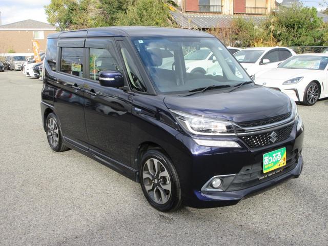 ソリオバンディット ハイブリッドMV ワンオーナー・ユーザー買取・社外8型ナビ・両側スライド・ETC・禁煙車・Bカメラ・前席シートヒーター・シートバックテーブル・リアサンシェード・デュアルカメラブレーキサポート(6枚目)