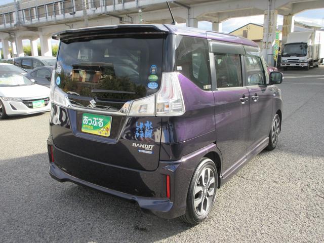 ソリオバンディット ハイブリッドMV ワンオーナー・ユーザー買取・社外8型ナビ・両側スライド・ETC・禁煙車・Bカメラ・前席シートヒーター・シートバックテーブル・リアサンシェード・デュアルカメラブレーキサポート(8枚目)