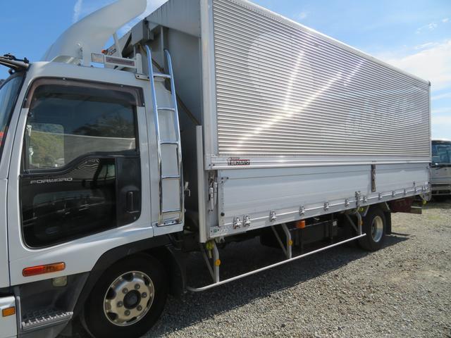 3.1トン アルミウイング 荷寸L619 W232 H232 フロア6MT ターボ バックカメラ 坂道発進補助装置 DPD オーバーヘッドコンソール 車幅灯 導風板 暖気システム 左片側電格 集中ロック スペアキー 日本フルハーフ製(8枚目)