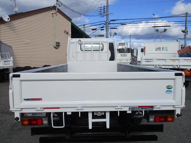 キャンター ２トン　ワイドロング　全低床　５速ＭＴ　床鉄板　ロープフック　荷寸４３４／１９０／３８　ロープ穴左右３箇所対　床フック左右３箇所対　左電格ミラー　取扱説明書　レベライザー　２トン平　２トンベース　２トン車　平　平車　ＷＬ　ワイド　ロング　架装（14枚目）