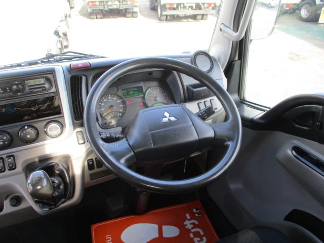 キャンター ２トン　ワイドロング　全低床　５速ＭＴ　床鉄板　ロープフック　荷寸４３４／１９０／３８　ロープ穴左右３箇所対　床フック左右３箇所対　左電格ミラー　取扱説明書　レベライザー　２トン平　２トンベース　２トン車　平　平車　ＷＬ　ワイド　ロング　架装（39枚目）