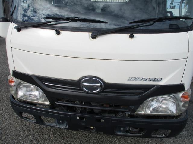 デュトロ ３トン　強化ダンプ　高床　５ＭＴ　コボレーン　ピン加工２箇所　荷寸３０４－１５９－３７　極東ＤＤ０２－３１　荷台塗装　ＥＴＣ　１３６馬力　Ｎ０４Ｃエンジン　地上高９７．８ｃｍ　３トンダンプ　強化　ダンプ　３トン車　２トンベース　架装　４ナンバー（7枚目）