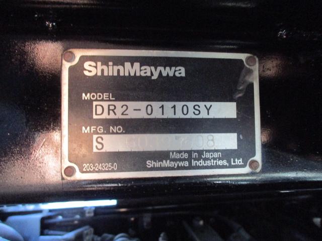 キャンター ３トン　強化ダンプ　全低床　５ＭＴ　コボレーン　ピン加工　あゆみ掛け　ロープフック　メッキパーツ　左電格ミラー　新明和ＤＲ２－１００１ＳＹ　　３トンダンプ　３トン車　２トンベース　ダンプ　新明和ダンプ　新明和　２トン　ダンプ（45枚目）