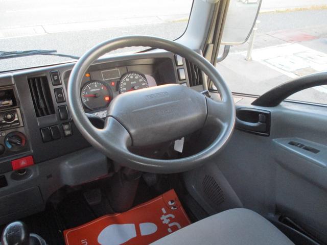 エルフトラック 2トン ワイドロング 全低床 6速MT アルミ縞板 ETC 荷寸430/207/38 アルミブロック 坂道発進補助装置 レベライザー バックカメラ 1ナンバー スペアタイヤ 2トンベース 2トン車 ミッション マニュアル MT 架装 平 平車(42枚目)