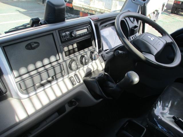 キャンター ３トン　強化ダンプ　高床　５速ＭＴ　コボレーン　ピン加工　荷寸３０４－１５９－３７　４ナンバー　ＥＴＣ　１５０馬力　新明和　左電格ミラー　衝突被害軽減ブレーキ　ルーフキャリア　ＡＢＳ　ピン　車線逸脱警報装置　横滑り抑制機能　小型　４ナンバー　２トン車（37枚目）