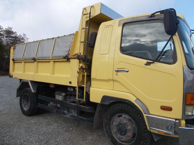 ファイター ７．２トン　増トン　新明和　ダンプ　船底仕様　電動コボレーン　成約時単色外装塗装！　ベッド　１方開　ピン加工１箇所　ＥＴＣ　国産エンジン　舟形ダンプ　エア抜けなし　左電格ミラー　ターボなし　荷寸（船底）３４１－１９０－５６　坂道発進補助装置　ユーザー買取　架装（13枚目）