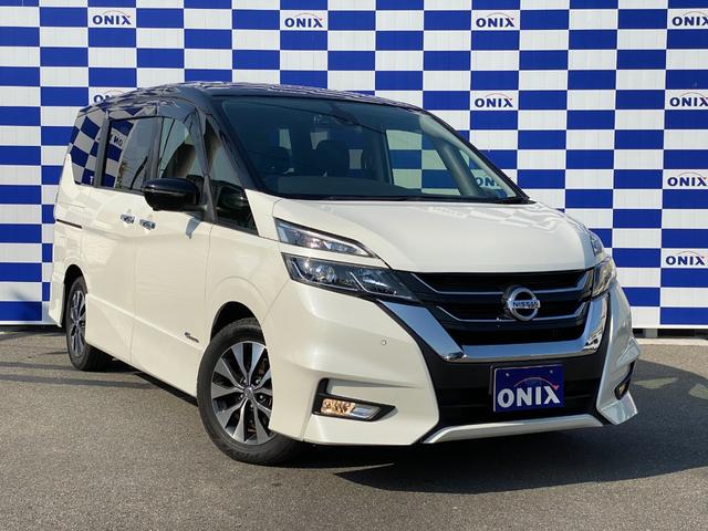 セレナ ハイウェイスター　Ｖセレクション　衝突被害軽減ブレーキ／純正８型ナビ／フルセグＴＶ／アラウンドビューモニター／Ｂｌｕｅｔｏｏｔｈオーディオ／シートヒーター／両側パワースライドドア／クルーズコントロール／ＬＥＤヘッドライト（4枚目）