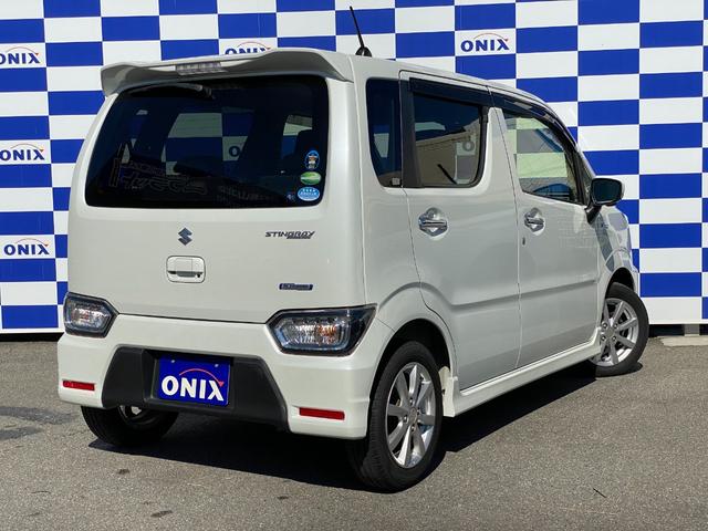 ワゴンＲスティングレー ハイブリッドＸ　衝突軽減／純正ナビ／フルセグ／全方位カメラ／Ｂｌｕｅｔｏｏｔｈ／座席ヒータ／ＬＥＤヘッドライト／スマートキー／プッシュスタート／ビルドインＥＴＣ／純正アルミホイール（2枚目）