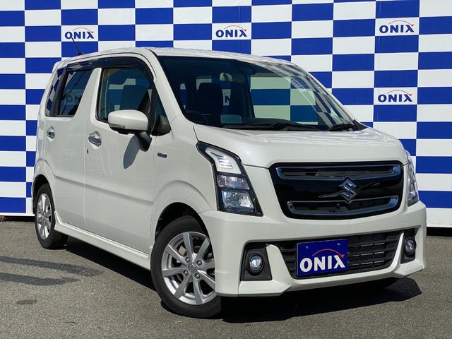 ワゴンＲスティングレー ハイブリッドＸ　衝突軽減／純正ナビ／フルセグ／全方位カメラ／Ｂｌｕｅｔｏｏｔｈ／座席ヒータ／ＬＥＤヘッドライト／スマートキー／プッシュスタート／ビルドインＥＴＣ／純正アルミホイール（4枚目）