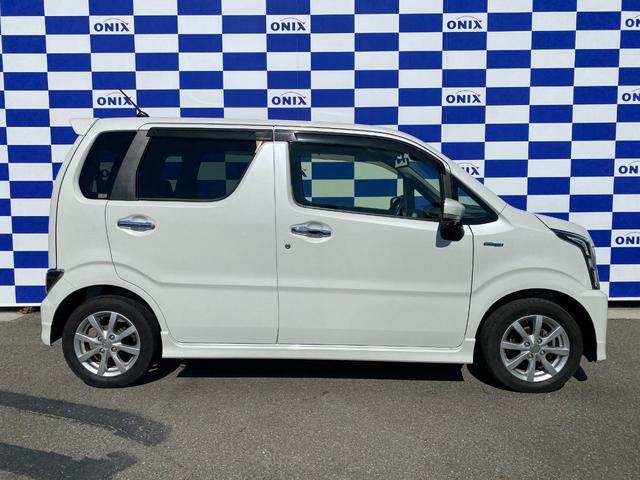 ワゴンＲスティングレー ハイブリッドＸ　衝突軽減／純正ナビ／フルセグ／全方位カメラ／Ｂｌｕｅｔｏｏｔｈ／座席ヒータ／ＬＥＤヘッドライト／スマートキー／プッシュスタート／ビルドインＥＴＣ／純正アルミホイール（8枚目）