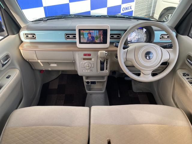 アルトラパン X 衝突軽減/ナビ/フルセグ/Bluetooth/シートヒーター/スマートキー/プッシュスタート/HIDヘッドライト/純正アルミホイール/ETC/ウィンカーミラー(3枚目)
