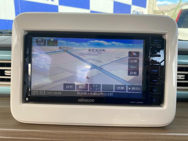 アルトラパン X 衝突軽減/ナビ/フルセグ/Bluetooth/シートヒーター/スマートキー/プッシュスタート/HIDヘッドライト/純正アルミホイール/ETC/ウィンカーミラー(42枚目)