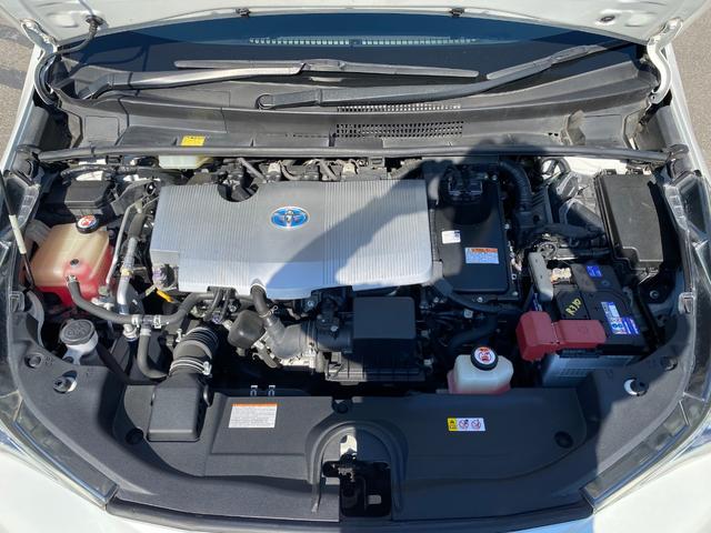 プリウス Ｓツーリングセレクション　衝突軽減／純正ナビ／フルセグ／Ｂカメラ／Ｂｌｕｅｔｏｏｔｈ／レーダークルーズコントロール／シートヒーター／ＬＥＤヘッドライト／フォグランプ／レザーシート／スマートキー／プッシュスタート／（55枚目）